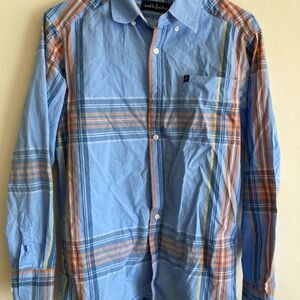 Mens Tackle & Tides Long Sleeve Button Down Shirt